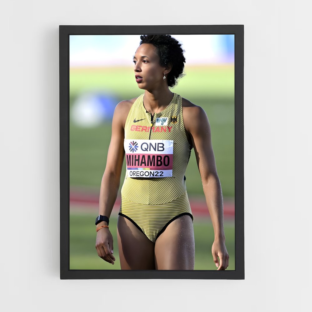 Poster Vibes Olympiques – affiche Athlétisme (vue 2)